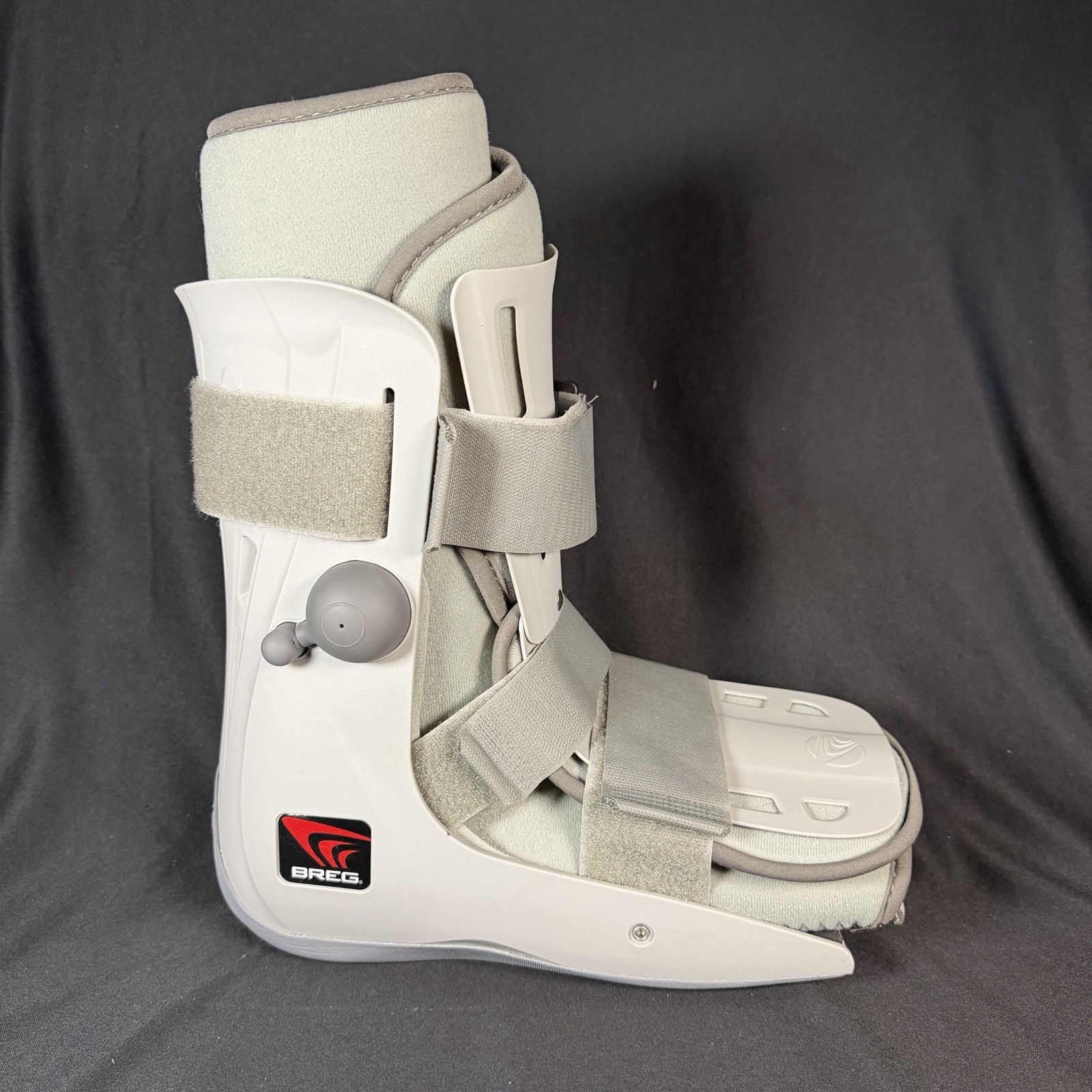 Breg Genesis Walker 3 Strap Walking Boot Gray Medium M BL515005 Ankle Brace NEW