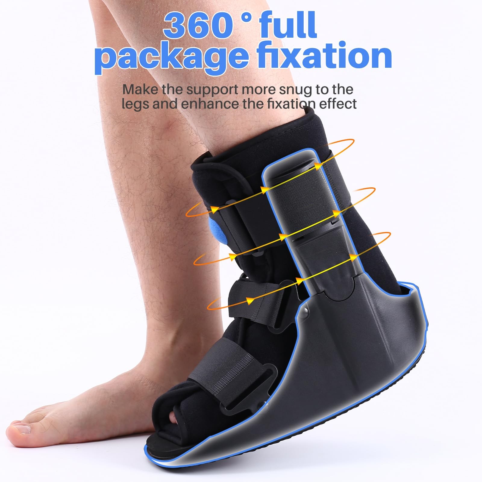 Inflatable Walking Boot, Air Cam Walker Fracture Boot Orthopaedic boot for Sp…