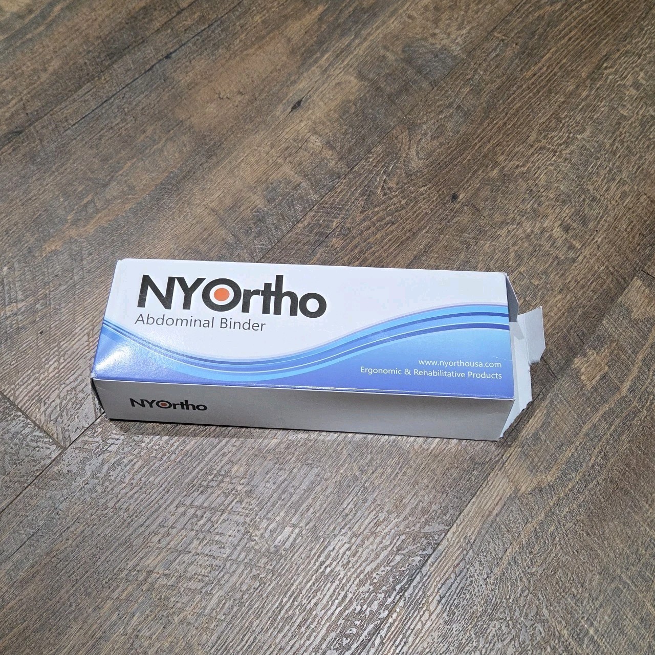 NYORTHO Abdominals Blinder Lower Waist Support Belt White Fit 30-45 Waist Unisex