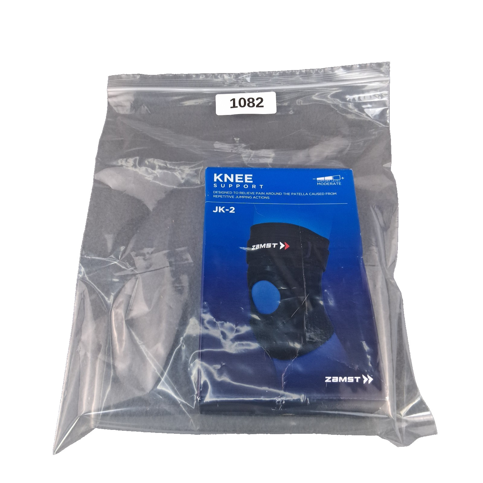 Zamst JK-2 Sports Knee Brace for Jumpers Compression Black Size Large
