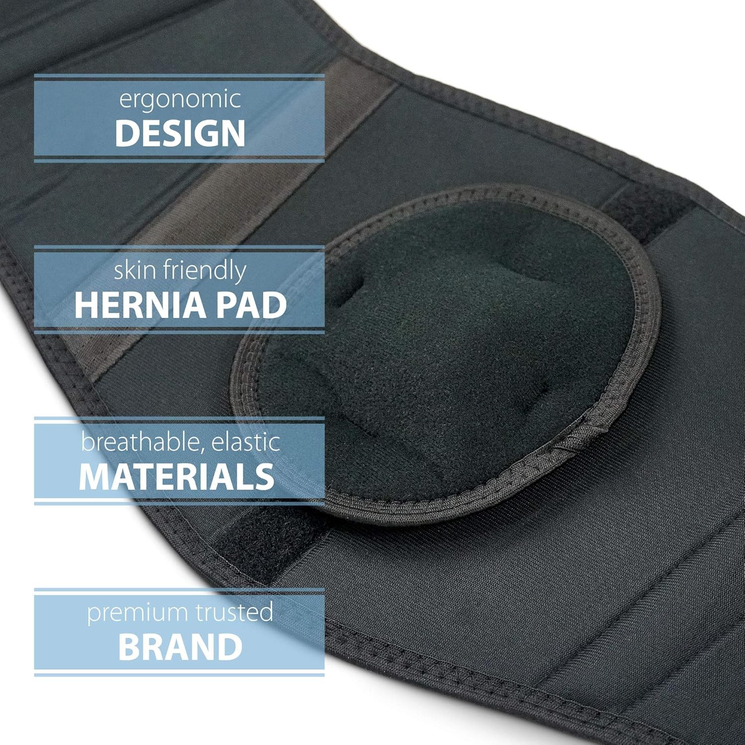 ORTONYX Ergonomic Umbilical Hernia Belt for Men and Women – Abdominal Support Bi