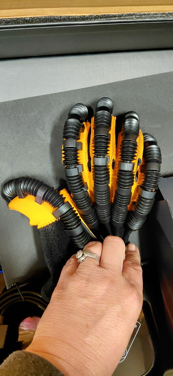 robot training glove