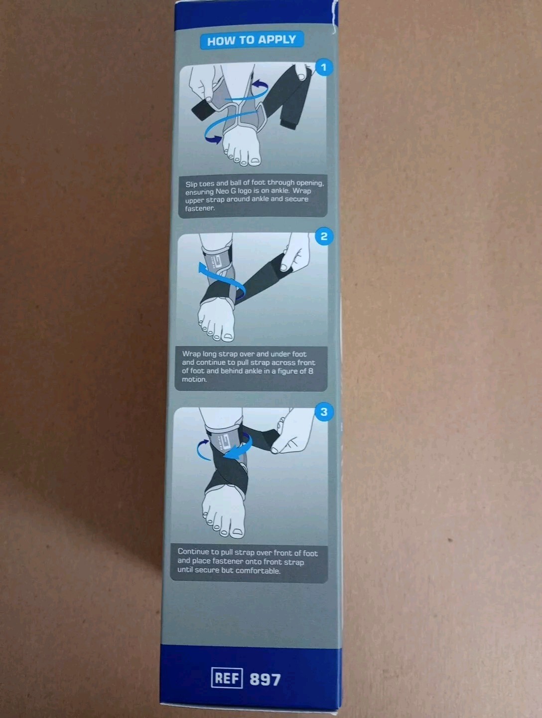 Neo G Stabilized Ankle Support With Figure Of 8 Straps Class 1 Medical Device