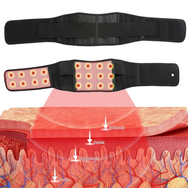 Men & Women Lumbar Waist Support Brace Compression Belt Lower Back Pain Relief