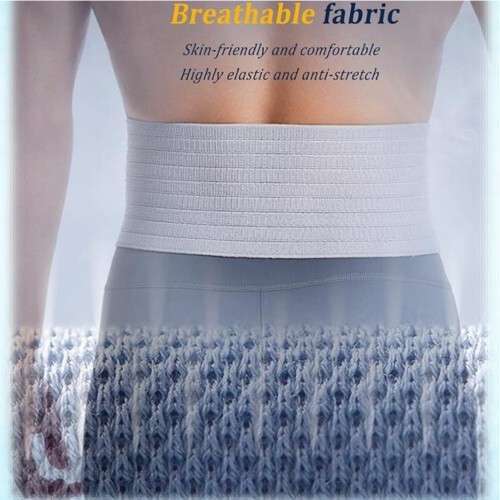 Umbilical Hernia Belt – Unisex – Abdominal Support Binder with Compression Pad