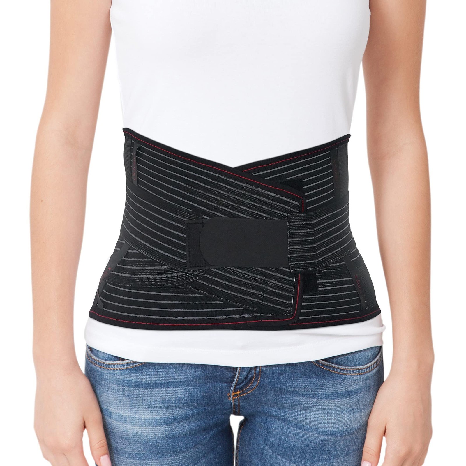 ORTONYX Lumbar Support Belt Lumbosacral Back Brace – Ergonomic Design and Breath