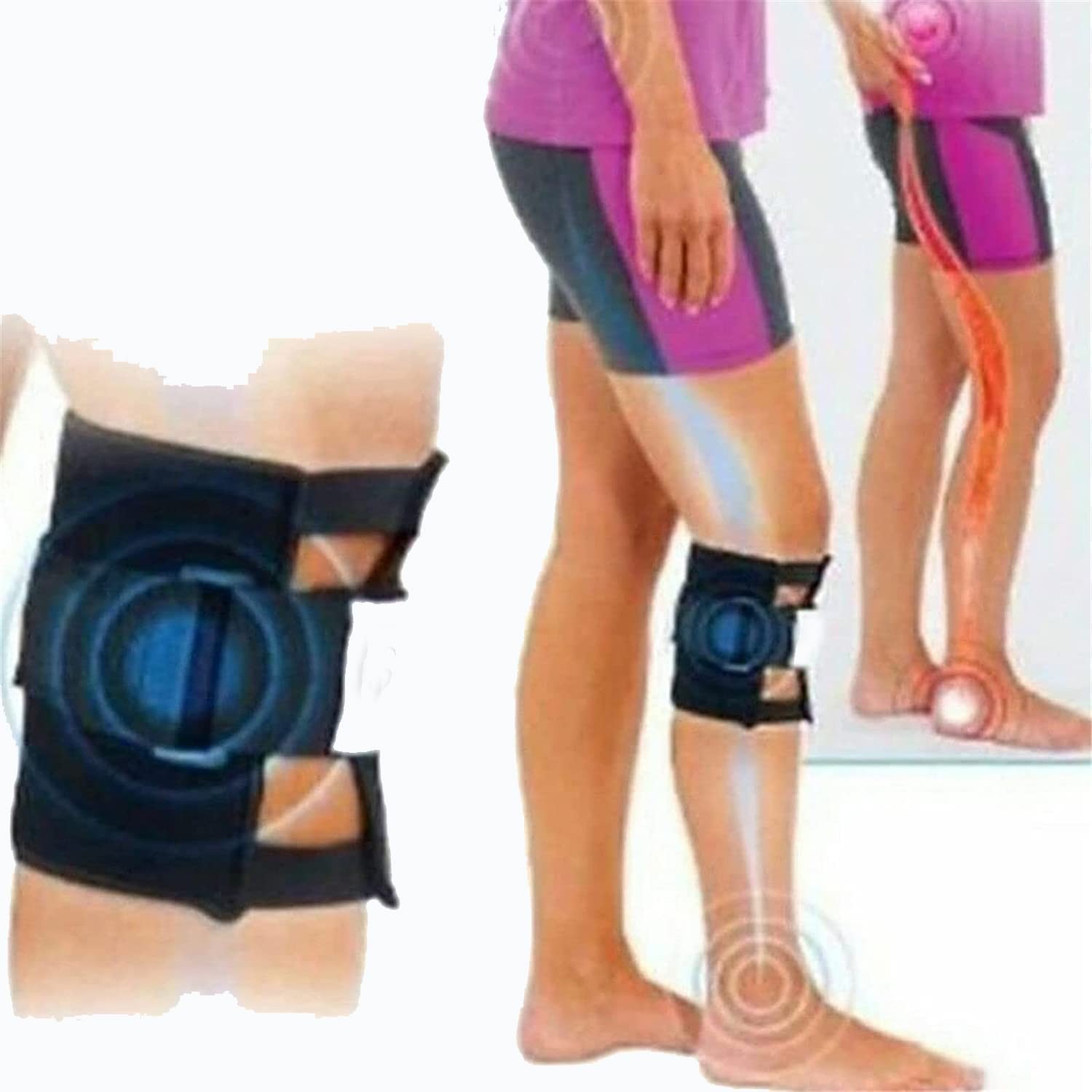KOGRAT 2 PCS Be Active Plus Sciatica Knee Brace for Pain Relief