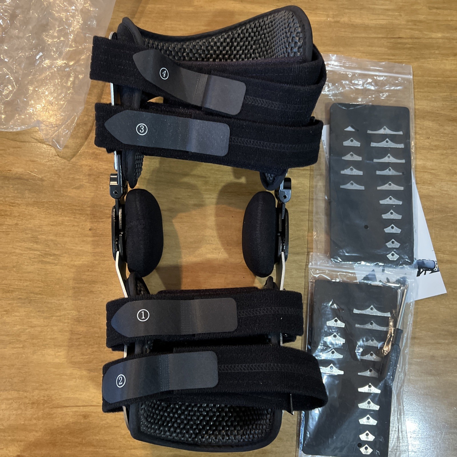 ISO Preferred Sz Large Knee Braces Right OA Dual Upright ROM