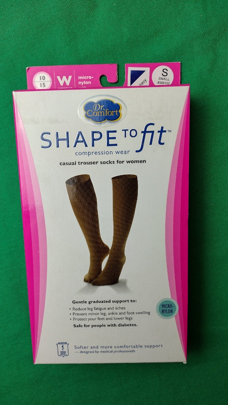 Dr Comfort Shape to Fit 10-15 mmHg Compression Casual Trouser Socks For Women S