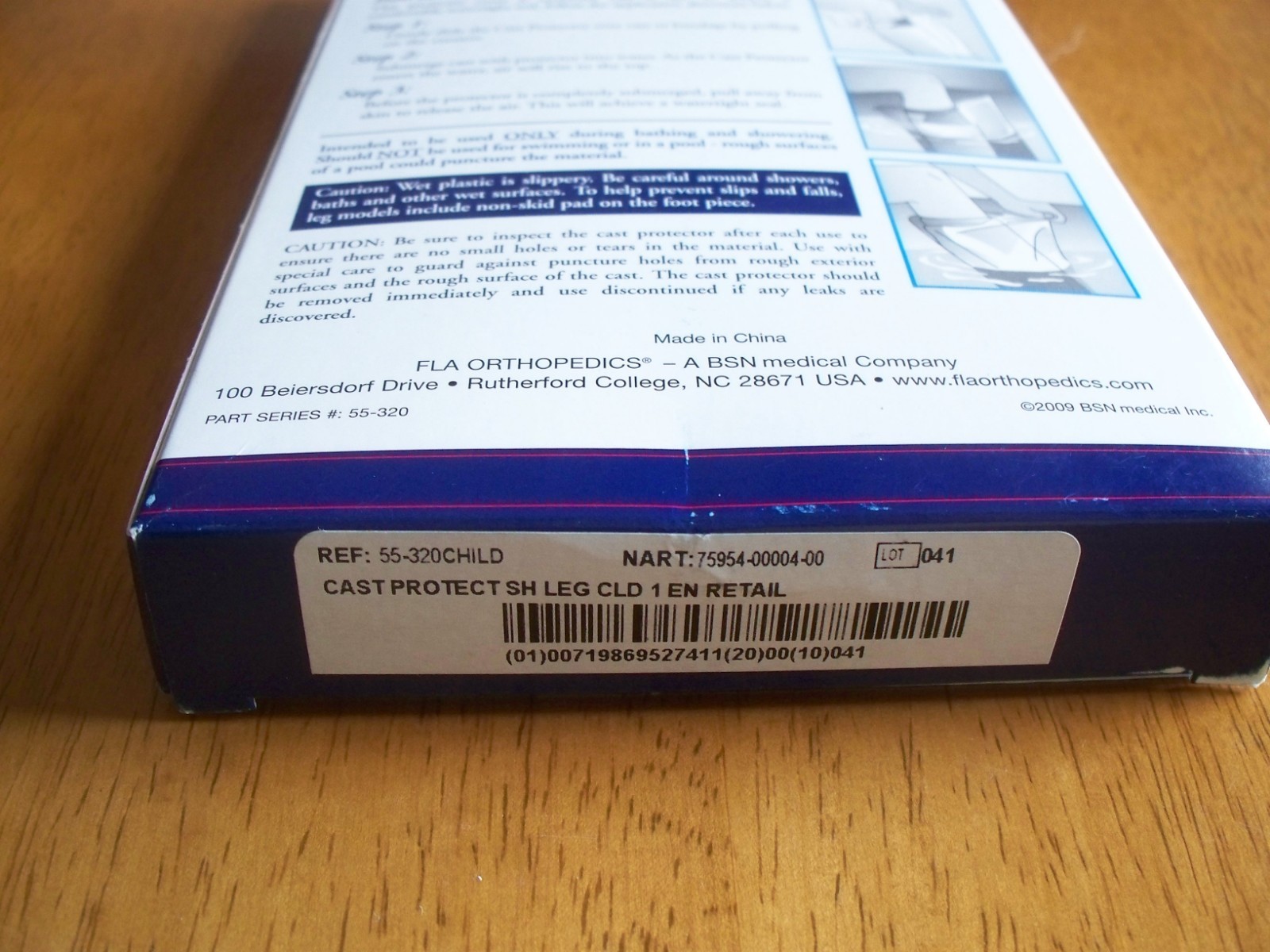 FLA Orthopedics, Waterproof Cast Protector, Child Half Leg, New in Pkg