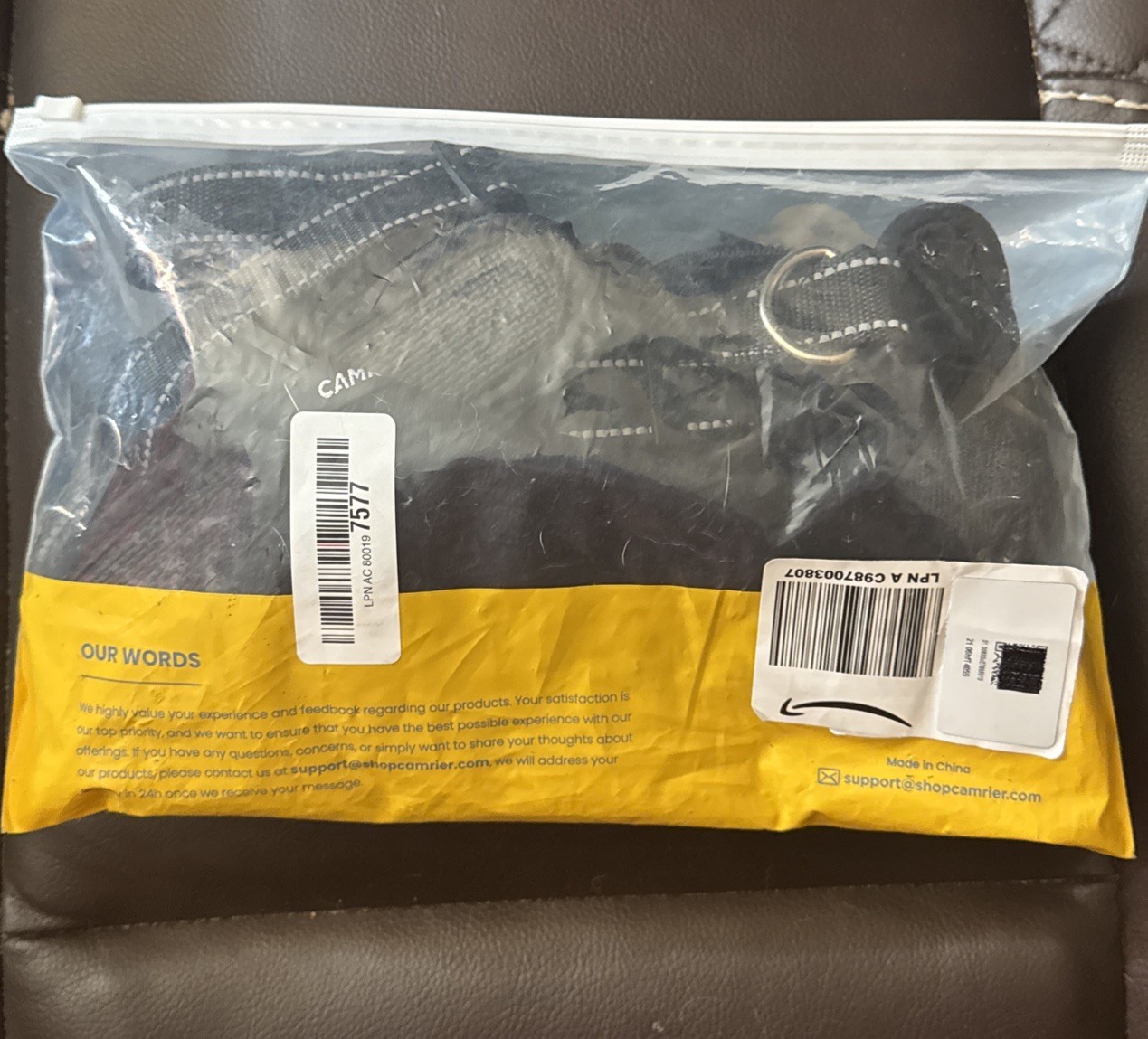 CAMRIER M Support Dog Knee Brace Joint Torn ACL Medium Can Setup For EITHER LEG