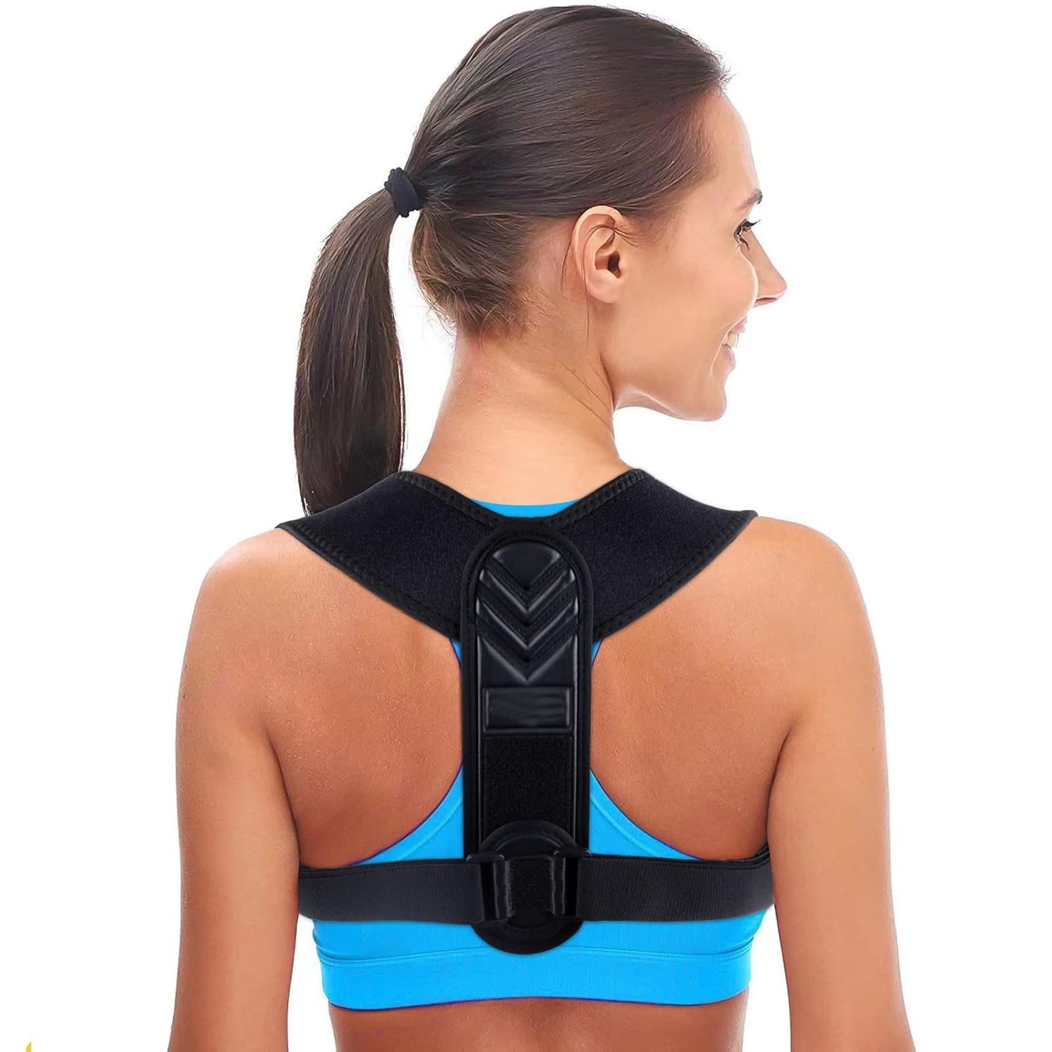Corrector de Postura para Mujeres y Hombres, Soporte de Espalda Ajustable para l