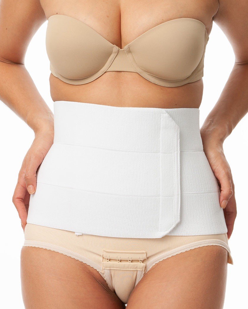 Isavela 9″ Abdominal Binder AB01 Adjustable Post-Op Support Size LG/XL 3 Panels