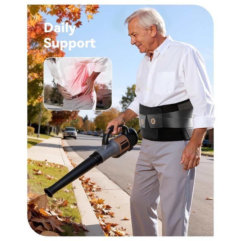 Ergonomic Back Brace Pain Relief Sciatica Support Medical Grade Lumbar Stability