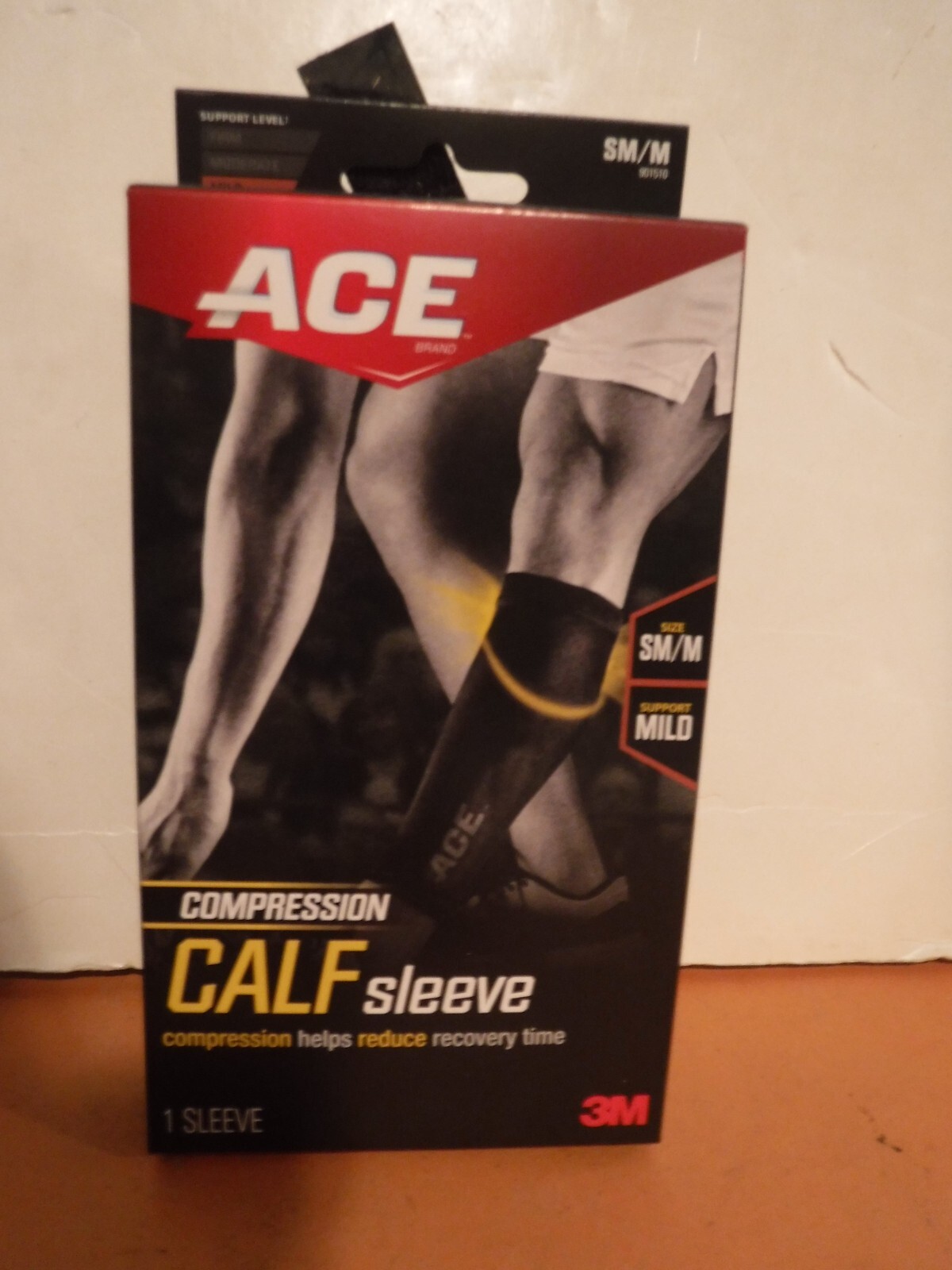 Ace Calf Compression Sleeve S/M For Football, Basketball, Volleyball All Sports