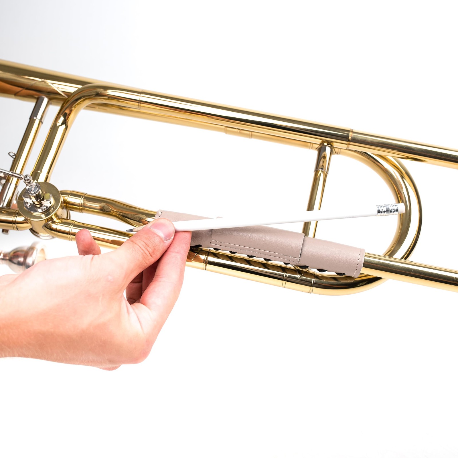 Trombone Neck Protector – Durable Vegan Leather Sweat Guard with Secure Fit –…