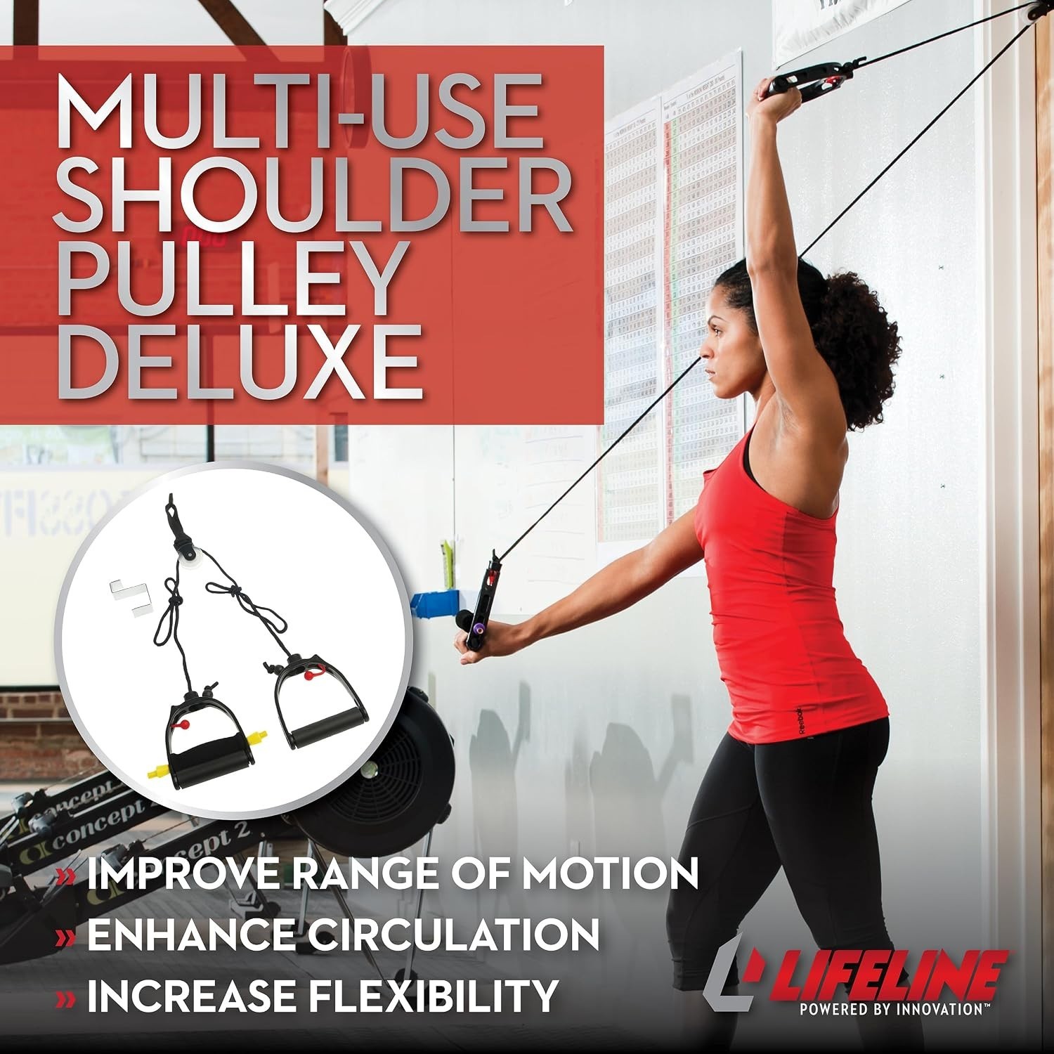 Rotating Handle Shoulder Pulley – Improve Flexibility and Shoulder Health