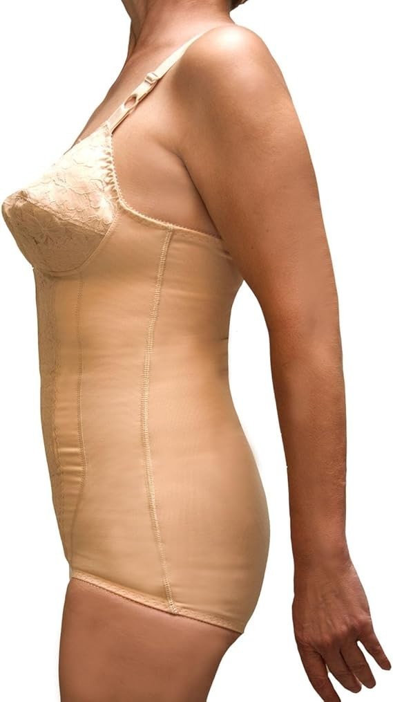 BODYPERFECT Orthopedic Compression Bodysuit with Back and Abdomen Support…