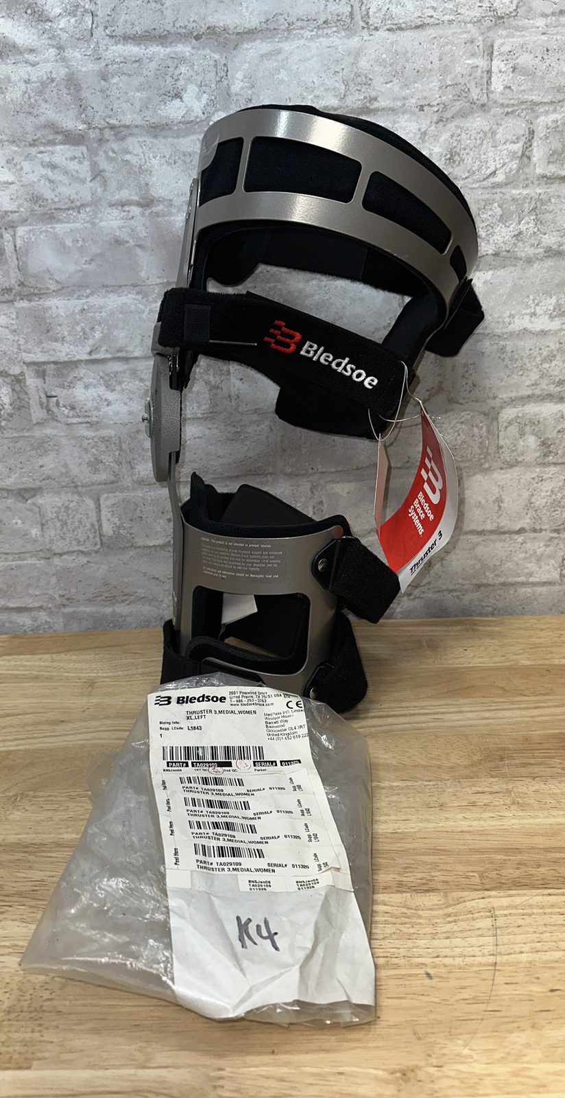 Bledsoe Thruster 3, MEDIAL, SIZE XL LEFT l1843 MSRP $649