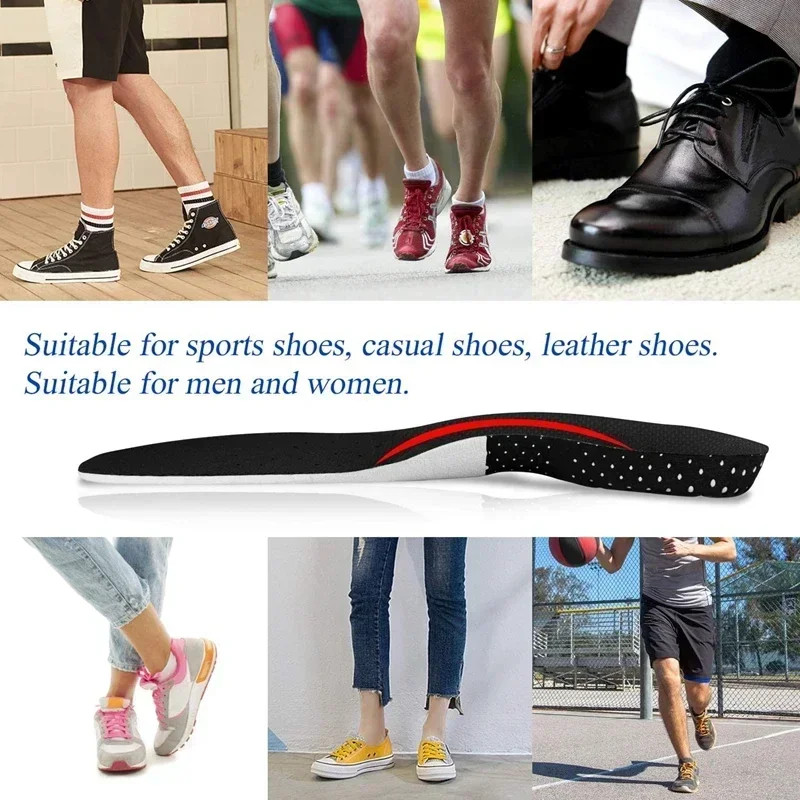 6Pcs Orthopedic Insoles for Feet Arch Support Plantar Fasciitis Orthopedic Insol