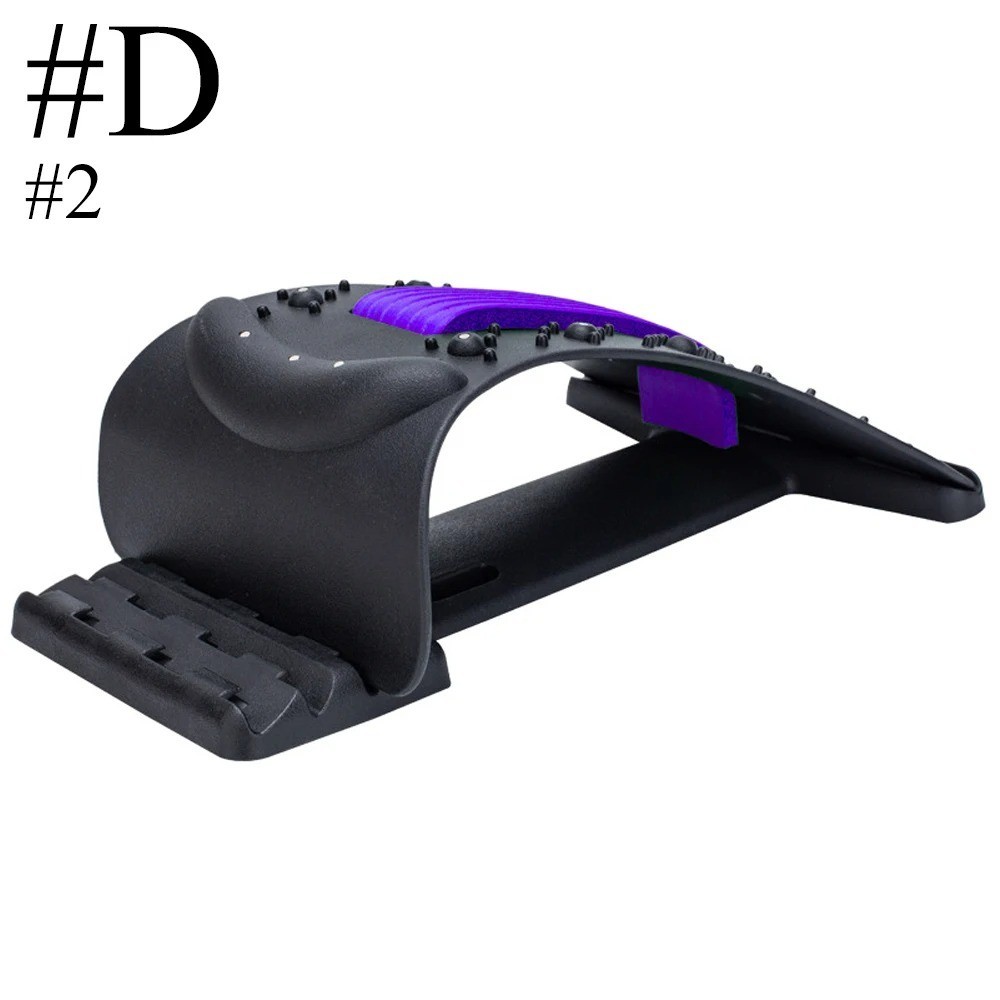 Back Stretcher Spine Board Pain Relief Lumbar Support Corrector Adjustable Ortho