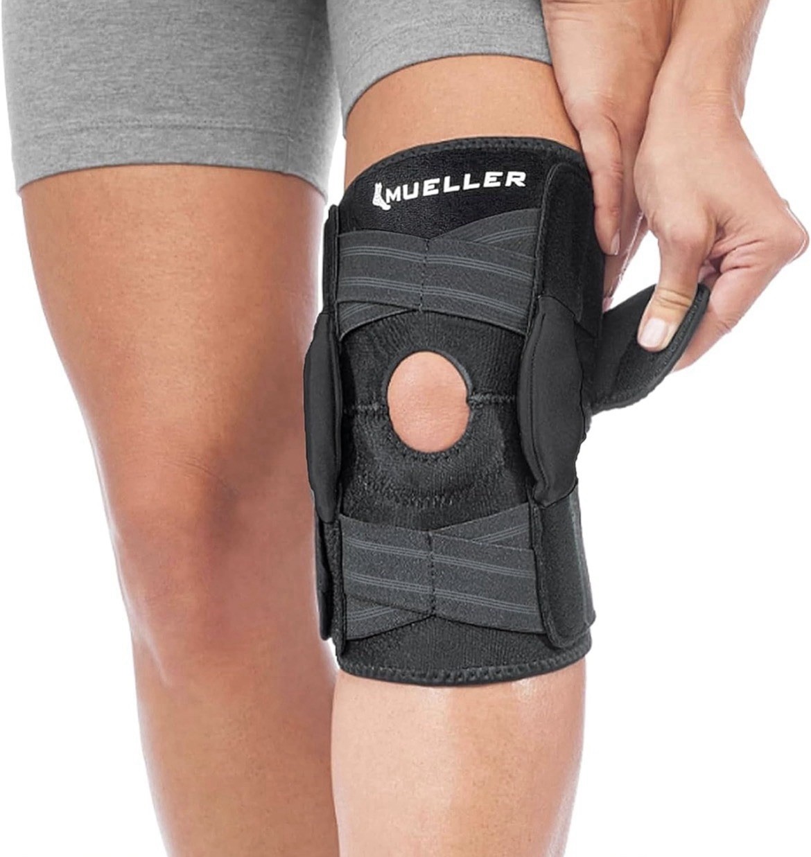 MUELLER SPORTS MEDICINE SELF-ADJUSTING KNEE STABILIZER 65437 BRAND NEW