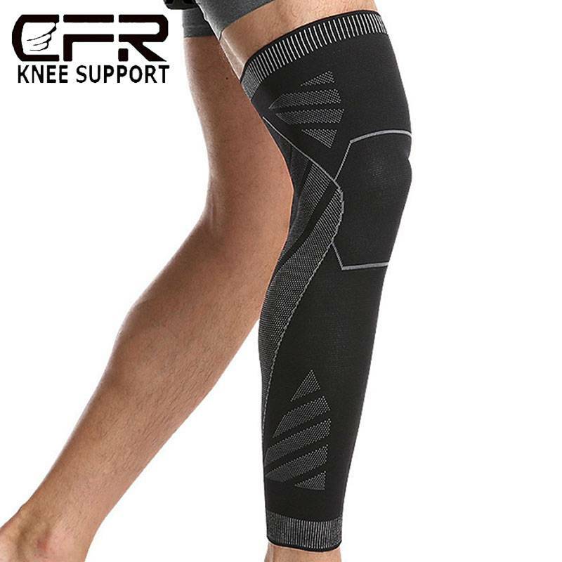 Compression Long Sleeve Support Leg Knee Brace Socks Sport Pain Relief Unisex