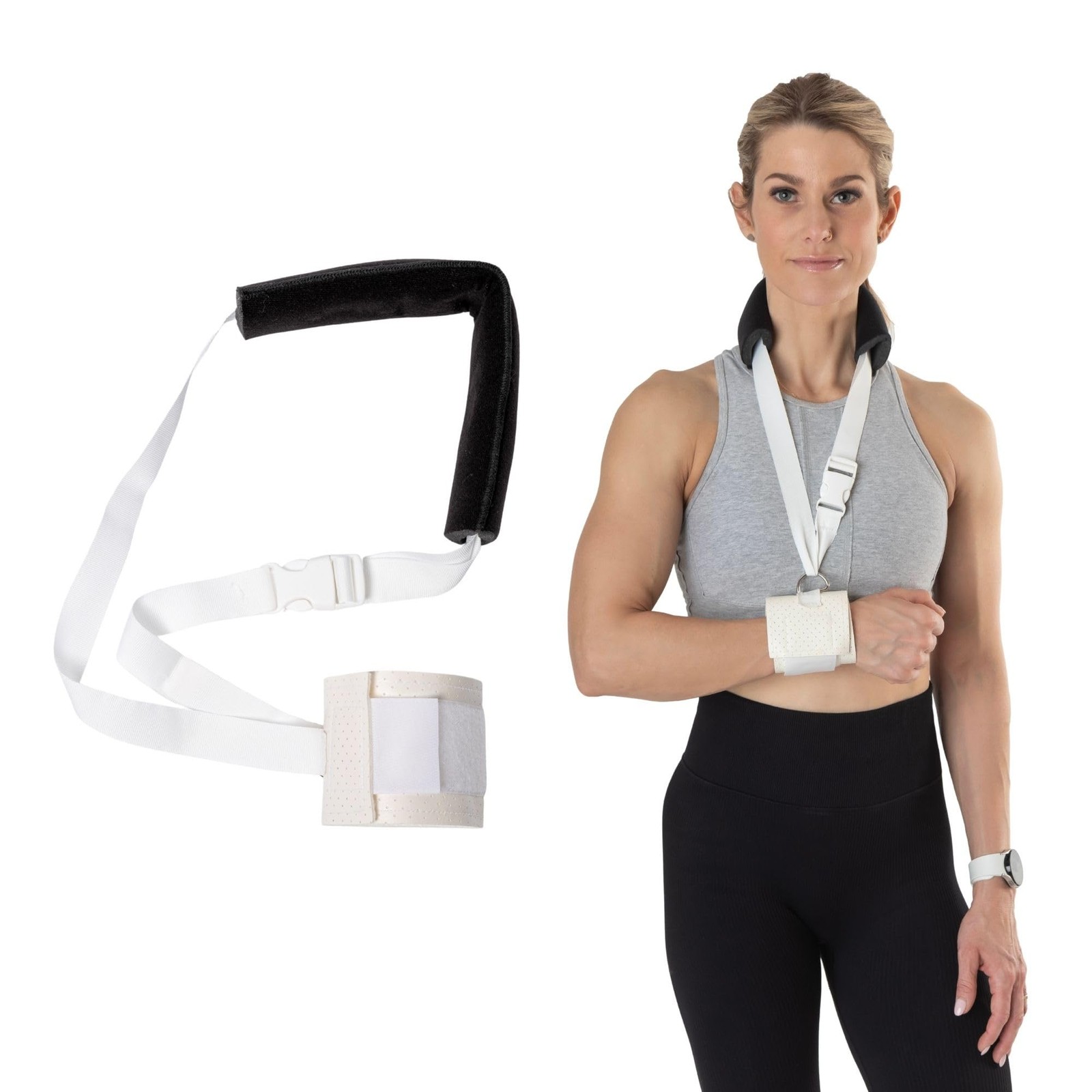 Sammons Preston Universal Collar and Cuff Arm Sling, Shoulder Support