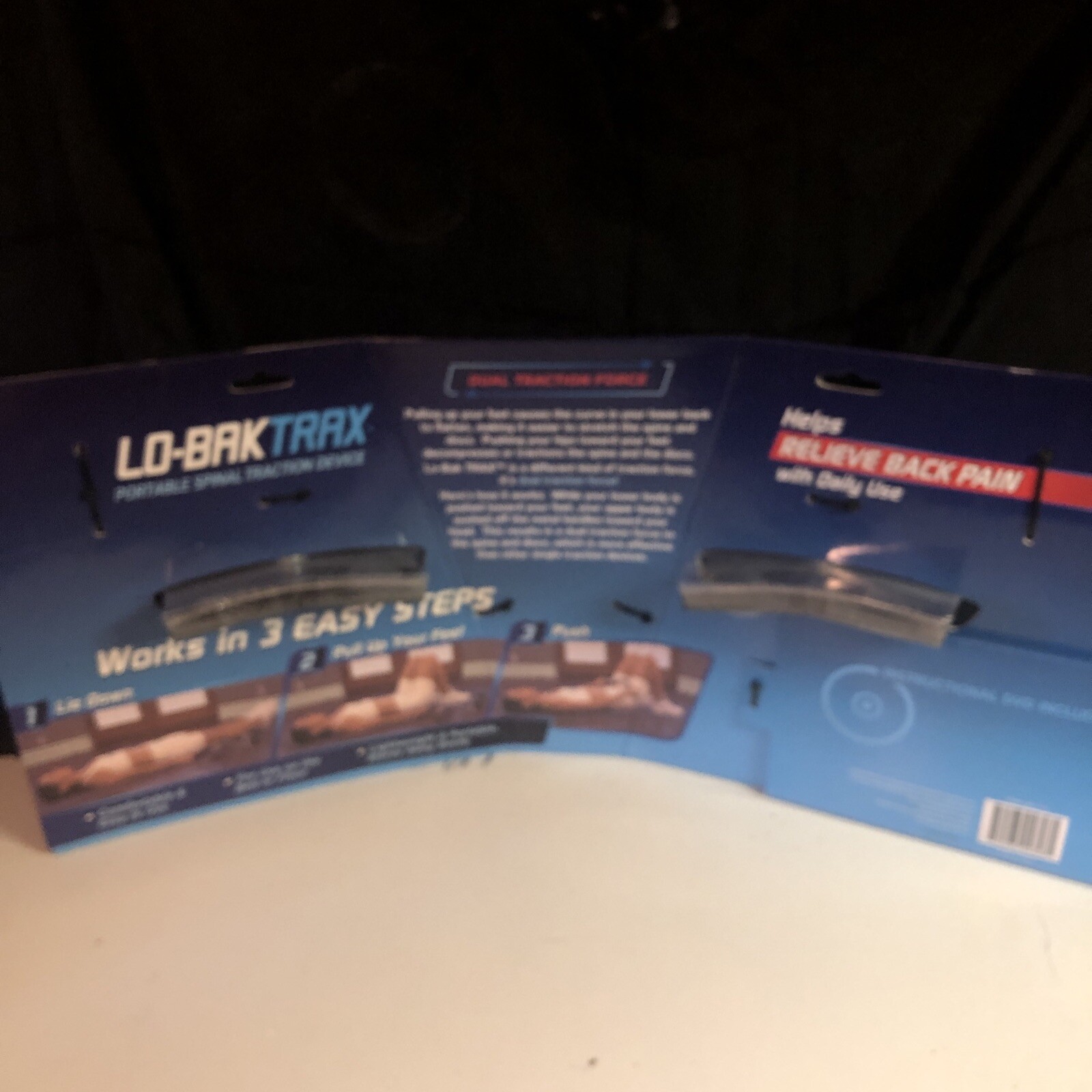 Lo-Bak Trax Portable Spinal Traction Device Relieves Back Pain NEW
