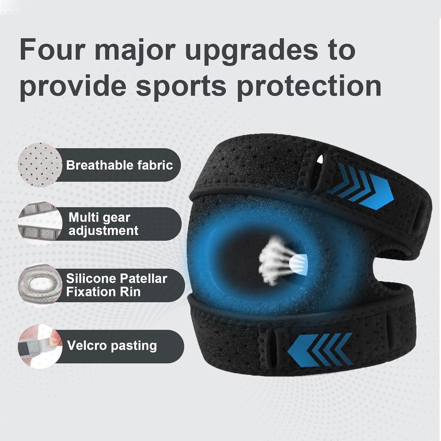 Knee Brace Support Neoprene Patella Stabilizing Compression Straps Adjustable US