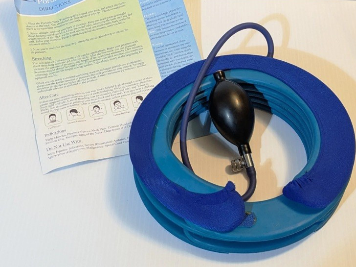 Dr. Bob’s Portable Neck Traction Size XXL 19.5-21.5″ Used W/ box & Instructions