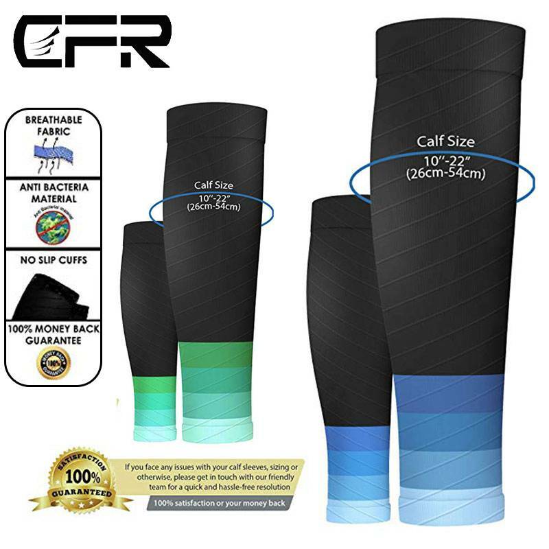 CFR Calf Compression Sleeve Leg Support Shin Exercise Sports Running Pain Relief