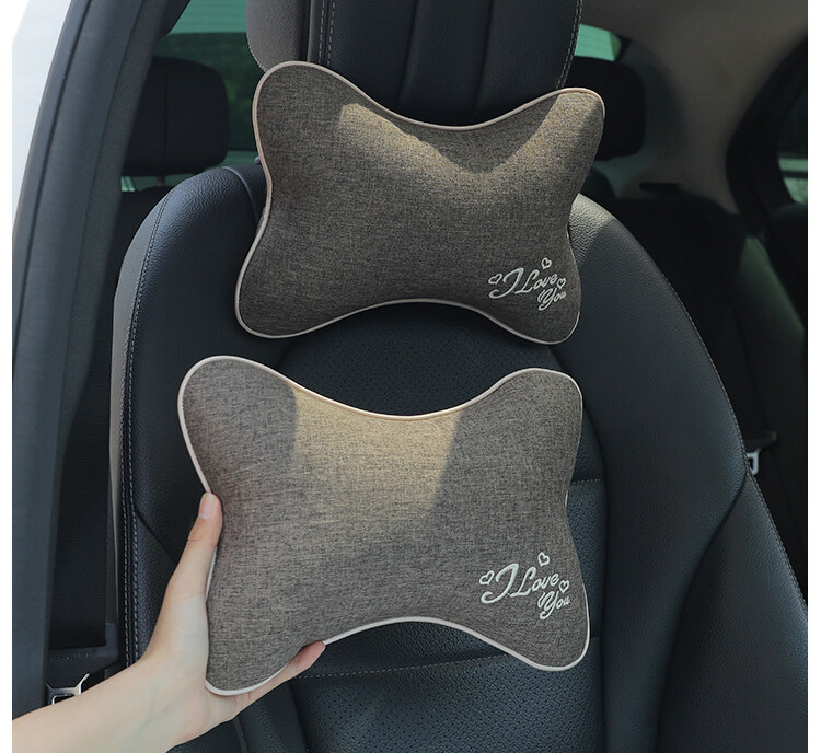 New Car Headrest Seat Neck Support Soft Design Neck Pillow Breathable fabric