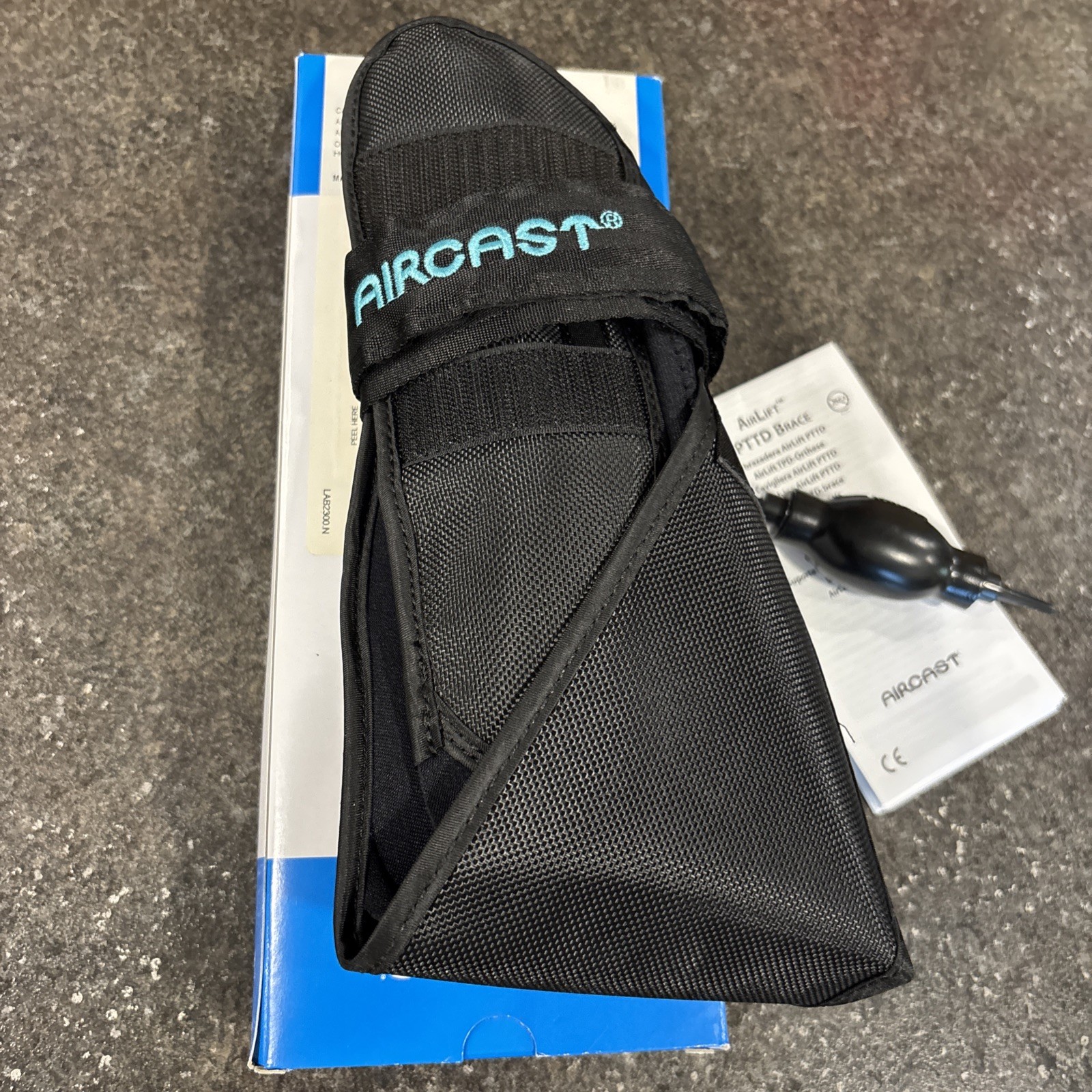 Aircast Airlift PTTD Ankle Brace Posterior Tibial Tendonitis Support Left LRG🔥