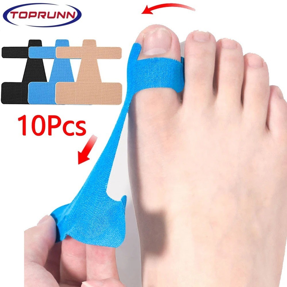 10PCS Bunion Corrector Kinesiology Tape Pain Relief Big Toe Spacer Support