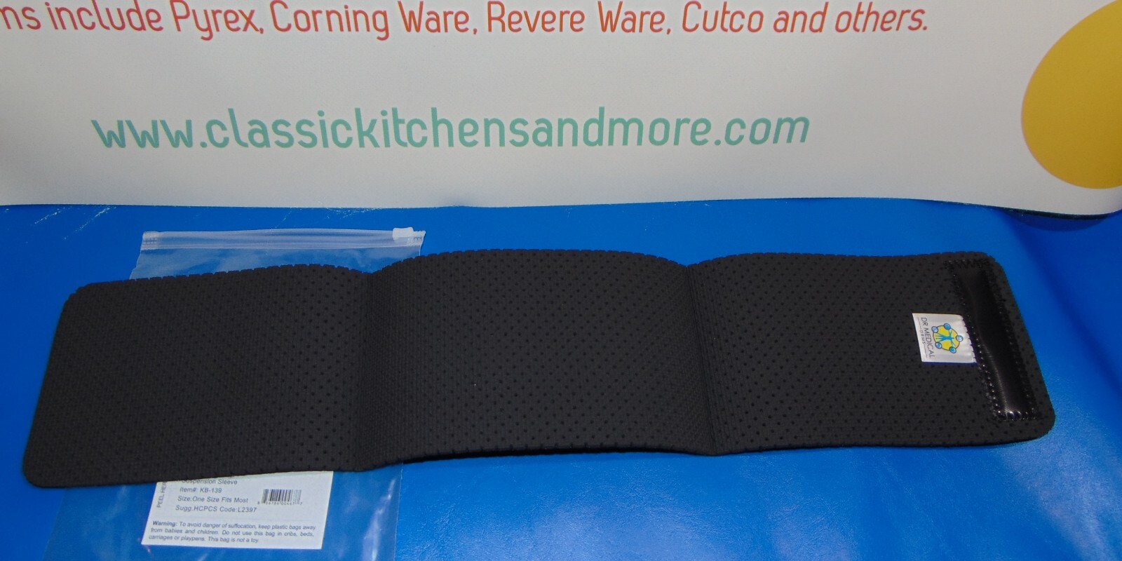 Brand NEW Suspension Sleeve DRMS KB-139 HCPCS Code L2397 One Size Fits Most