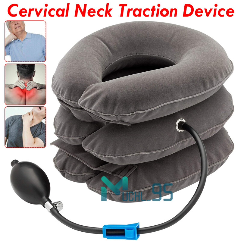 Dispositivo de tracción del cuello cervical Alivio del dolor Camilla de cuello
