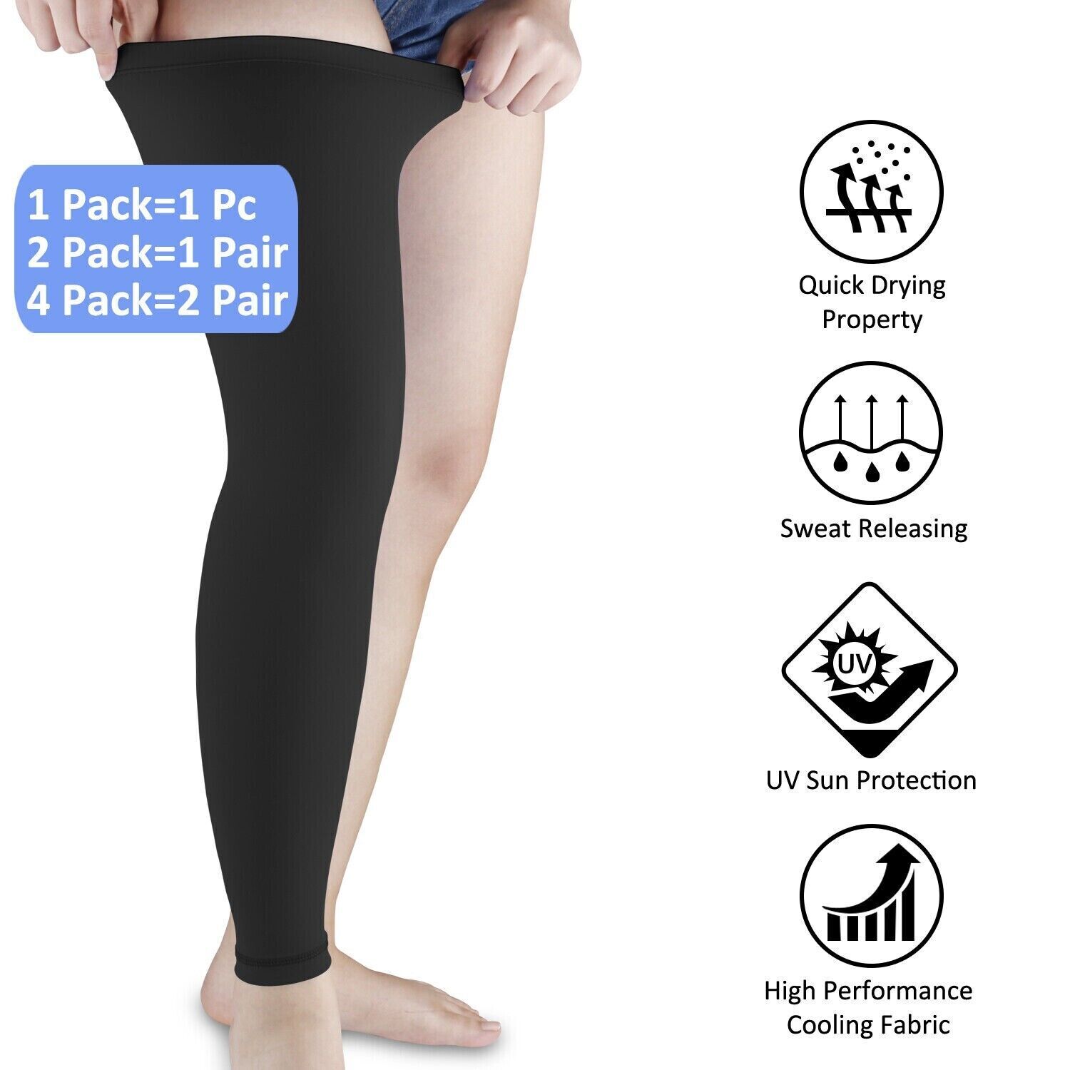 High Compression Knee Sleeves with Anti-Slip Silicone for Sports, Running, Gym