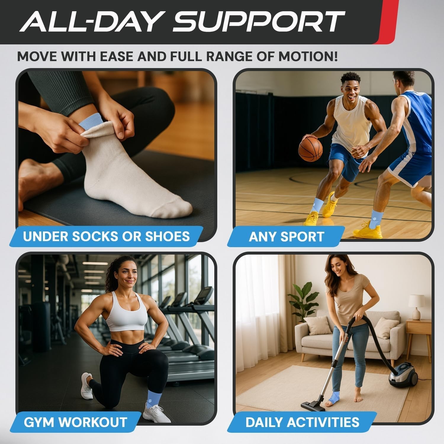 Sleeve Stars Ankle Brace for Women & Men, Ankle Wrap for Sprain, Compression …