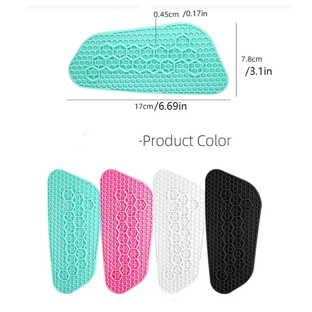 1 Pair Lightweight Soccer Shin Guards Shock Absorbing Shockproof Silicone Footba