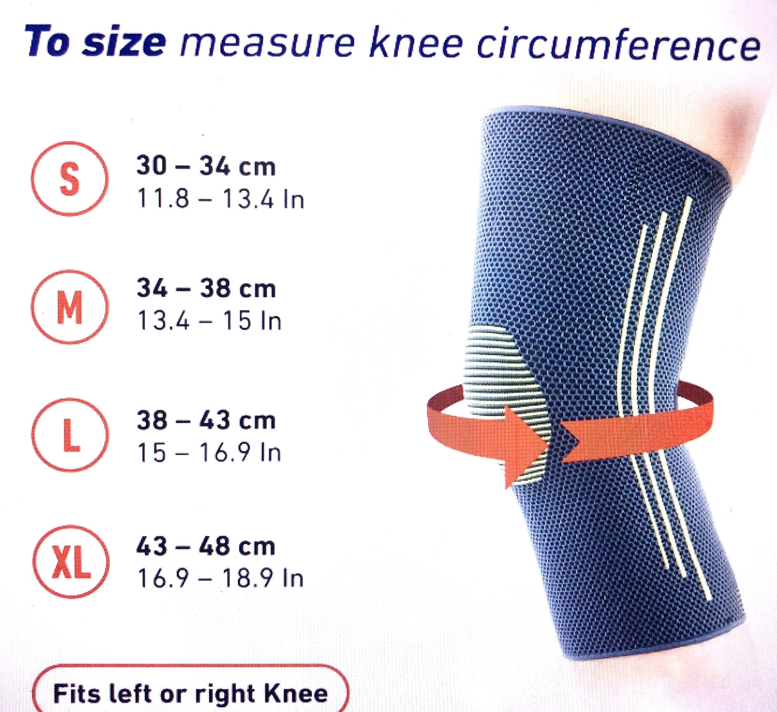 NEO-G Knee Compression Sleeve Breathable injury recovery Lightweight sz LARGE