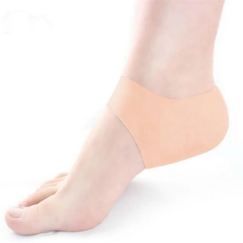 Silicone Feet Heel Protective Insoles Moisturizing Gel Heel Thin Socks without H