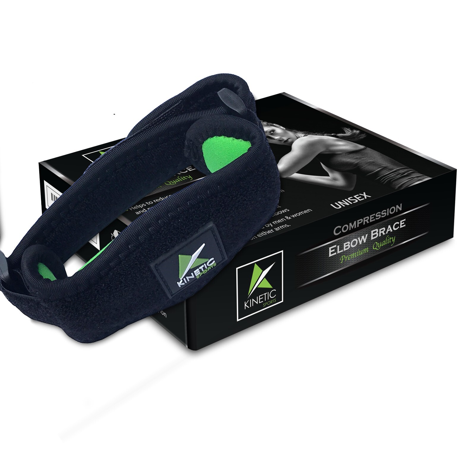 New Tennis Elbow Brace–Best Elbow Support Strap for Tennis & Golfers Elbow