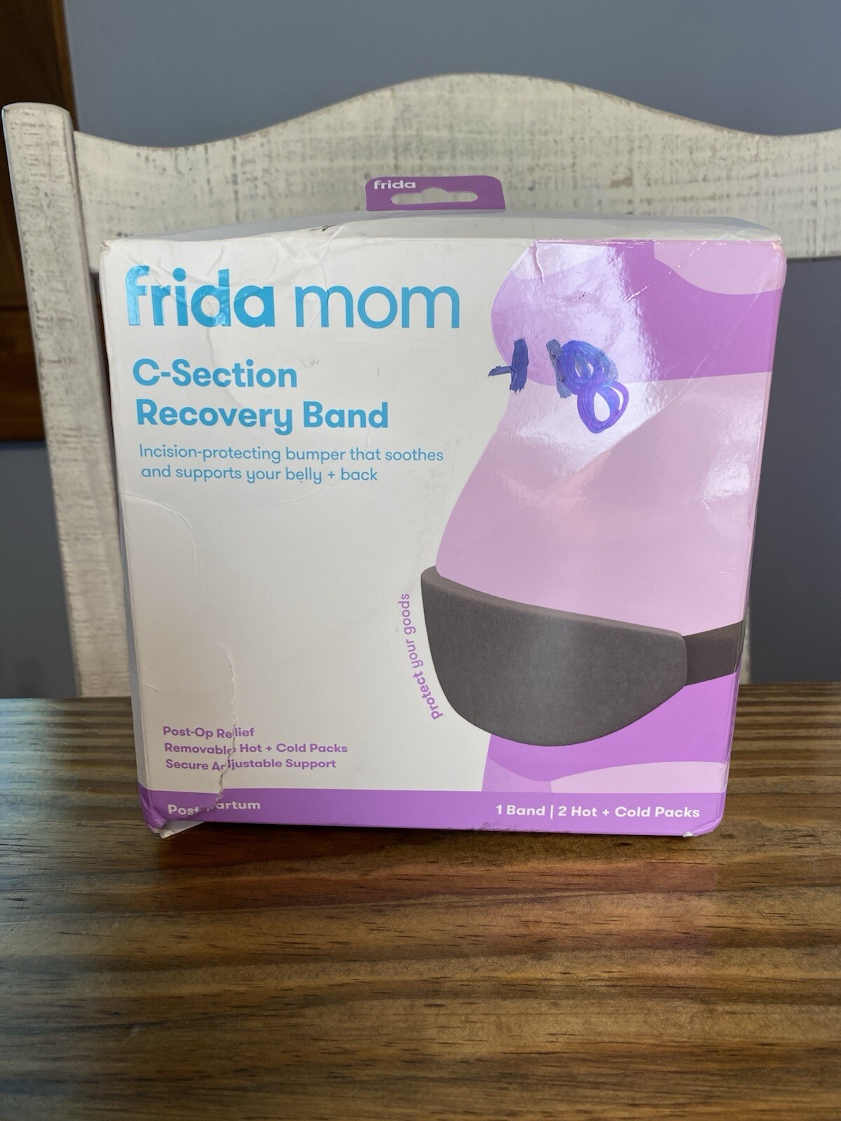 Frida Mom C-Section Recovery Band Post-Op Incision Protector Hot + Cold Therapy