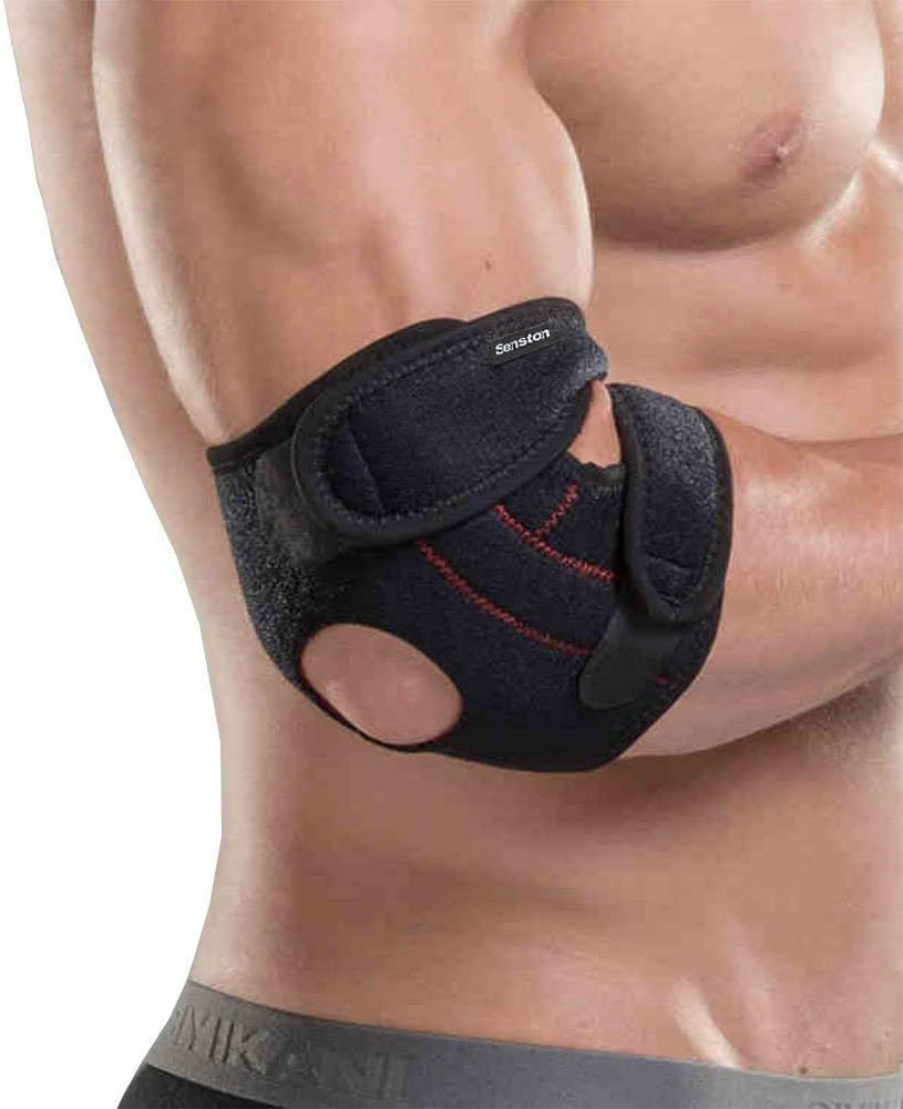 Elbow Brace Adjustable Breathable Neoprene Elbow Support Arm Wrap Strap 1 Pack