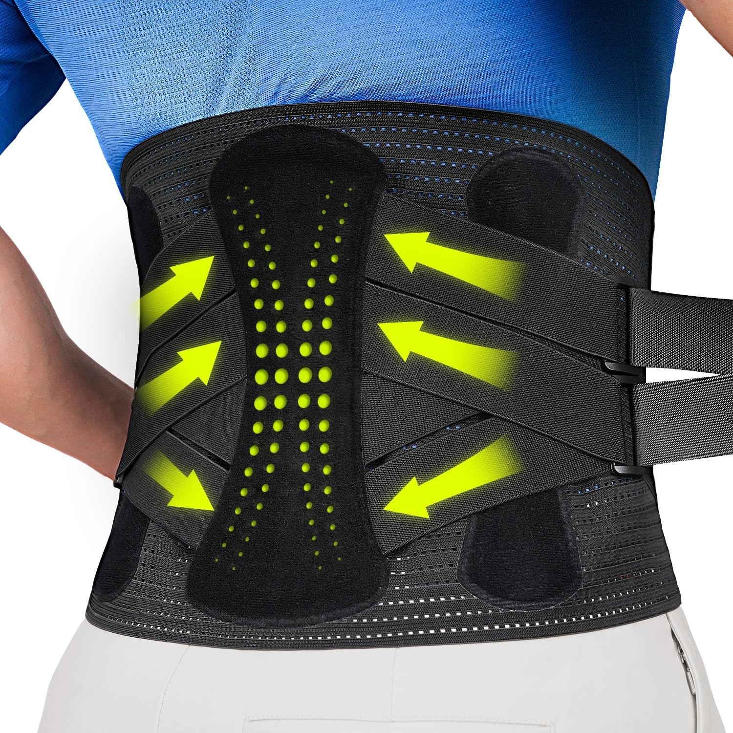 Lower Back Pain Relief Brace for Men & Women – 360° Support Belt, Soft & Breatha