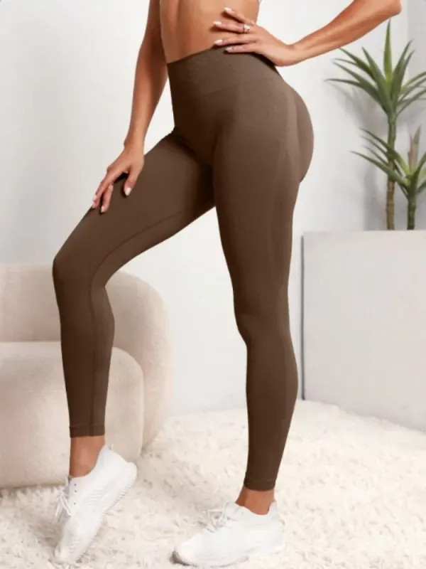Women Gym Seamless Leggings Yoga Sports Pant Stretchy High Waist Fitness Sports