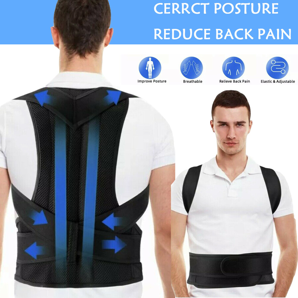 Adjustable Back Posture Belt Office Home Gym Posture Corrector Back Straightener