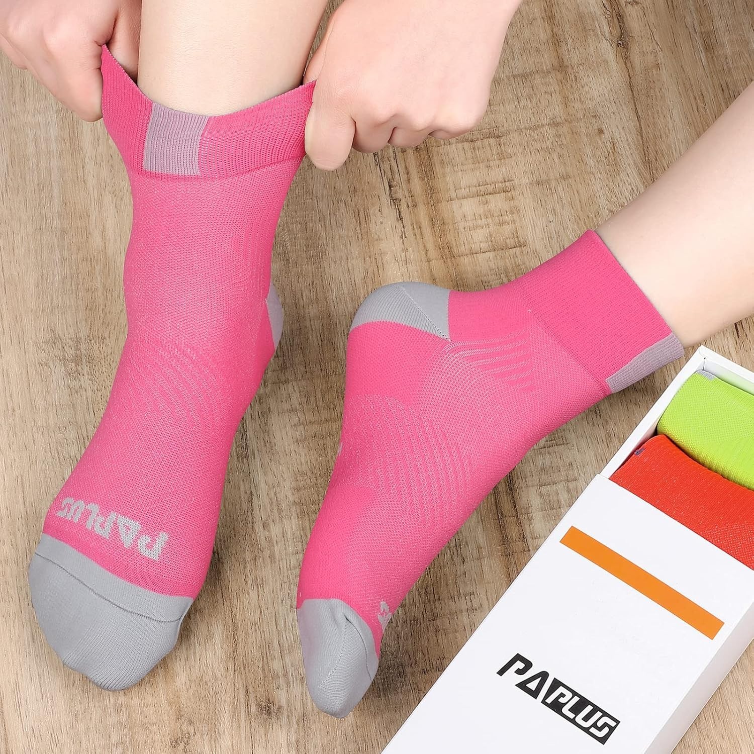 Women’s Compression Ankle Socks – 360-Degree Support for Running and Recovery