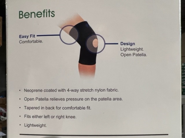 Advanced Orthopaedics Airprene Sport Sleeve Knee Support (Large)
